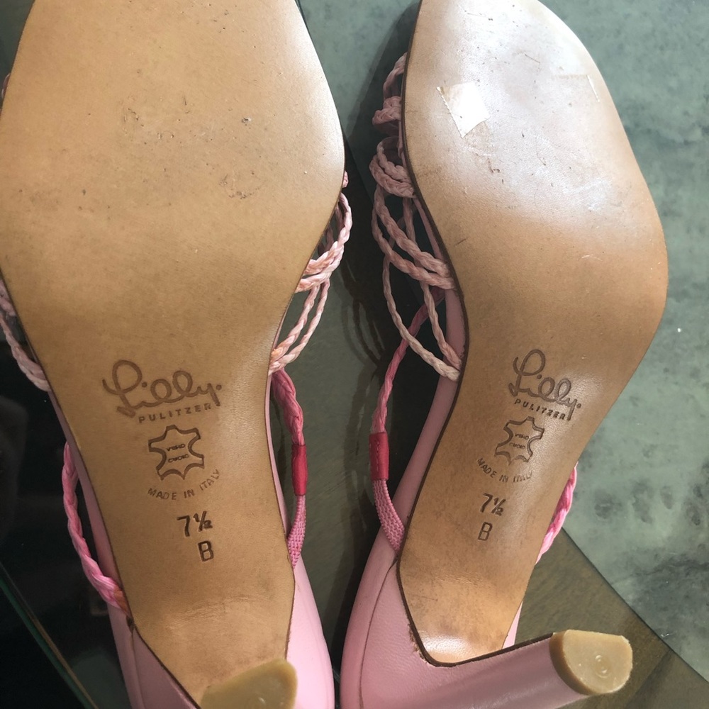 Authentic Lily Pulitzer Sandals perfect 4-spring - Picture 3 of 6